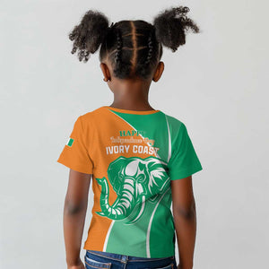 Ivory Coast Independence Day Kid T shirt Cote d Ivoire Elephant