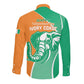 Ivory Coast Independence Day Long Sleeve Button Shirt Cote d Ivoire Elephant