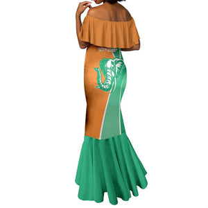 Ivory Coast Independence Day Mermaid Dress Cote d Ivoire Elephant