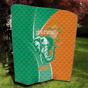 Ivory Coast Independence Day Quilt Cote d Ivoire Elephant