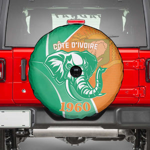 Ivory Coast Independence Day Spare Tire Cover Cote d Ivoire Elephant