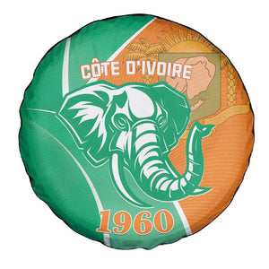 Ivory Coast Independence Day Spare Tire Cover Cote d Ivoire Elephant