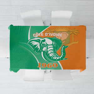 Ivory Coast Independence Day Tablecloth Cote d Ivoire Elephant