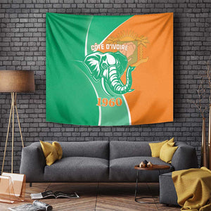 Ivory Coast Independence Day Tapestry Cote d Ivoire Elephant