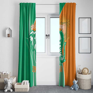 Ivory Coast Independence Day Window Curtain Cote d Ivoire Elephant