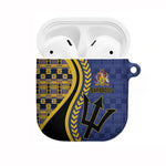 Barbados Trident AirPods Case Afro-Barbadians Kente Pattern