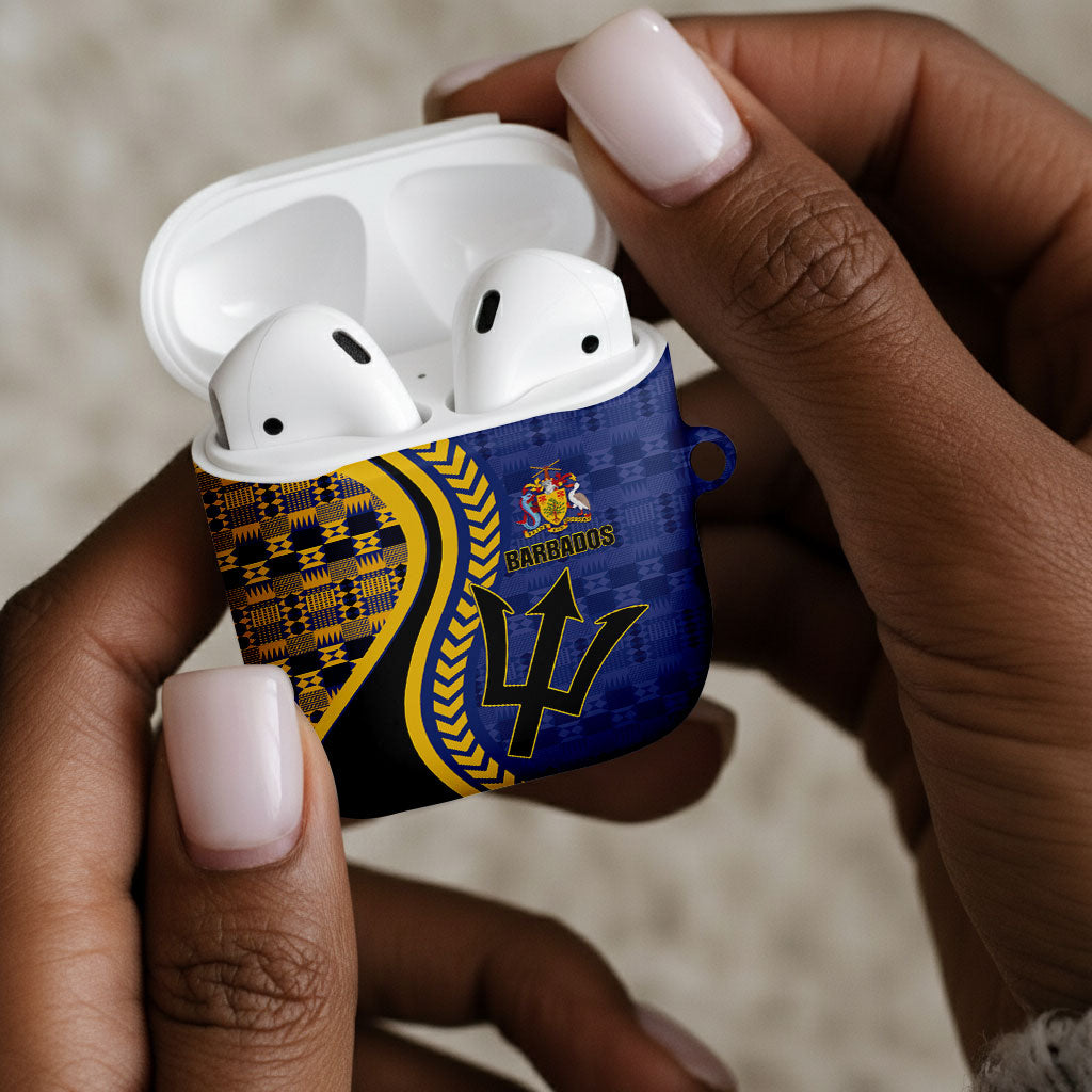 Barbados Trident AirPods Case Afro-Barbadians Kente Pattern