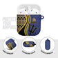 Barbados Trident AirPods Case Afro-Barbadians Kente Pattern