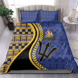 Barbados Trident Bedding Set Afro-Barbadians Kente Pattern