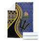 Barbados Trident Blanket Afro-Barbadians Kente Pattern