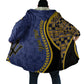Personalized Barbados Trident Cloak Afro-Barbadians Kente Pattern