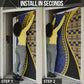 Personalized Barbados Trident Door Cover Afro-Barbadians Kente Pattern