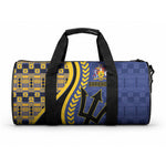Barbados Trident Duffle Bag Afro-Barbadians Kente Pattern