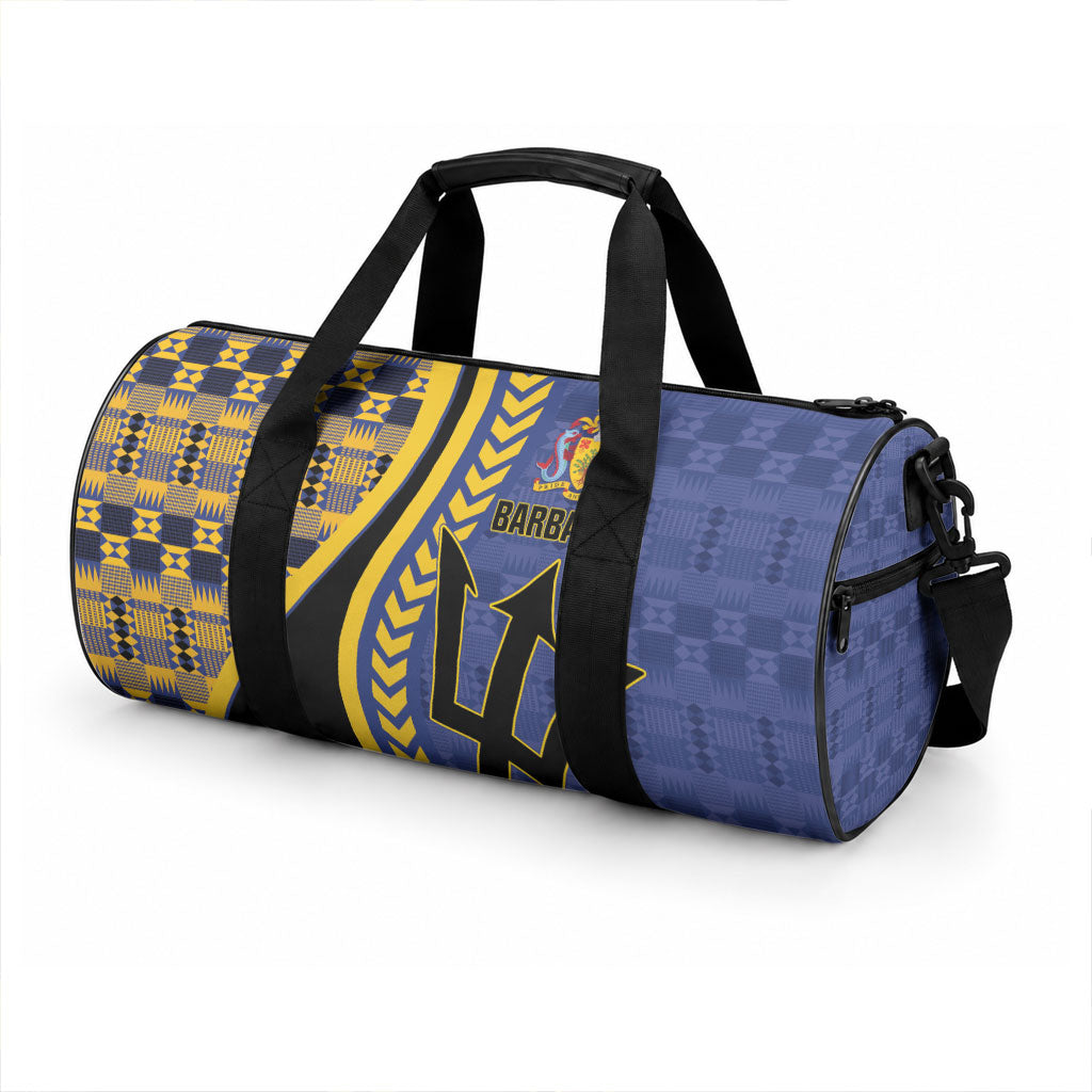 Barbados Trident Duffle Bag Afro-Barbadians Kente Pattern