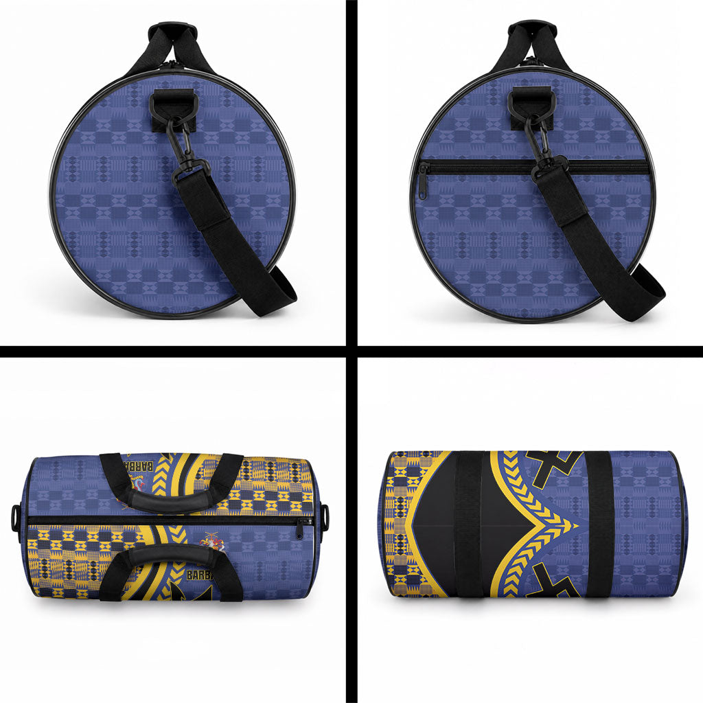 Barbados Trident Duffle Bag Afro-Barbadians Kente Pattern