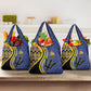 Barbados Trident Grocery Bag Afro-Barbadians Kente Pattern