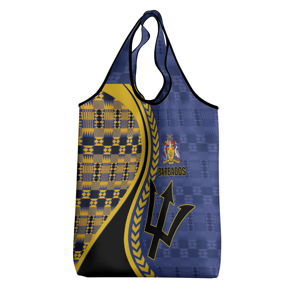 Barbados Trident Grocery Bag Afro-Barbadians Kente Pattern