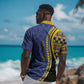 Personalized Barbados Trident Hawaiian Shirt Afro-Barbadians Kente Pattern