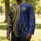 Personalized Barbados Trident Hockey Jersey Afro-Barbadians Kente Pattern