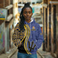 Personalized Barbados Trident Hoodie Afro-Barbadians Kente Pattern