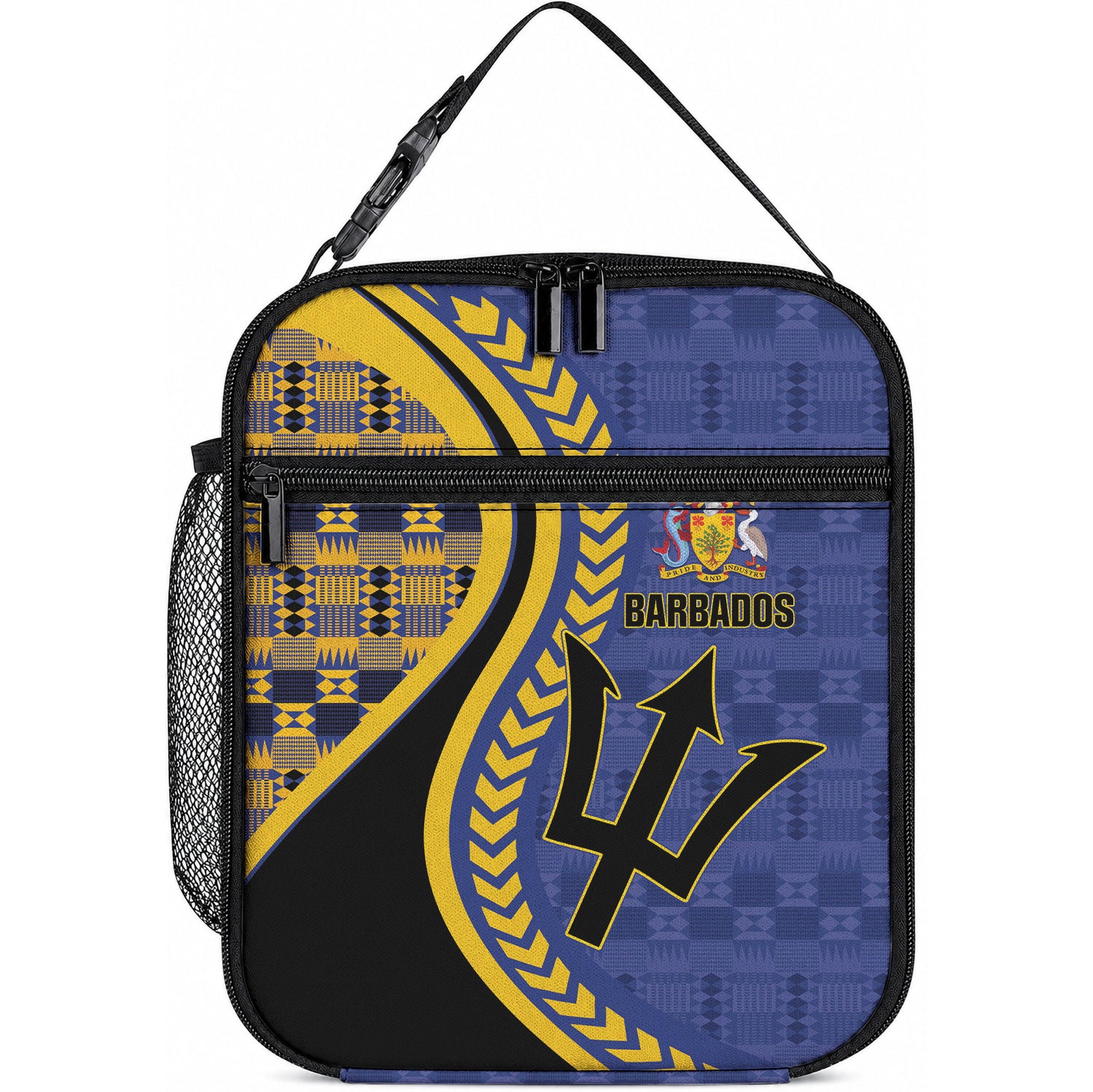 Barbados Trident Lunch Bag Afro-Barbadians Kente Pattern