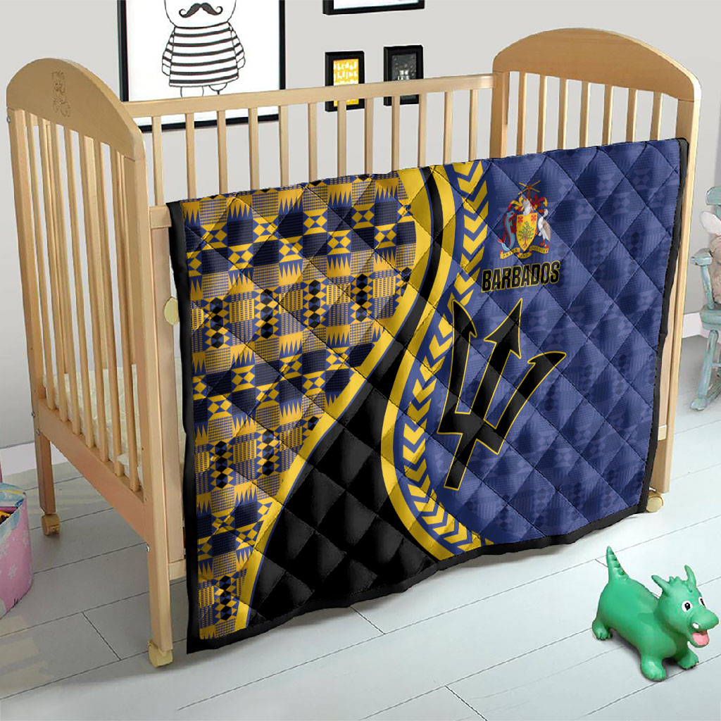 Barbados Trident Quilt Afro-Barbadians Kente Pattern