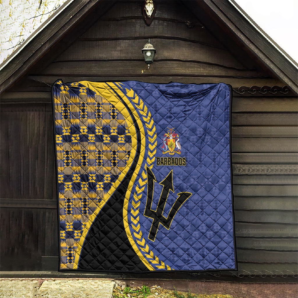 Barbados Trident Quilt Afro-Barbadians Kente Pattern