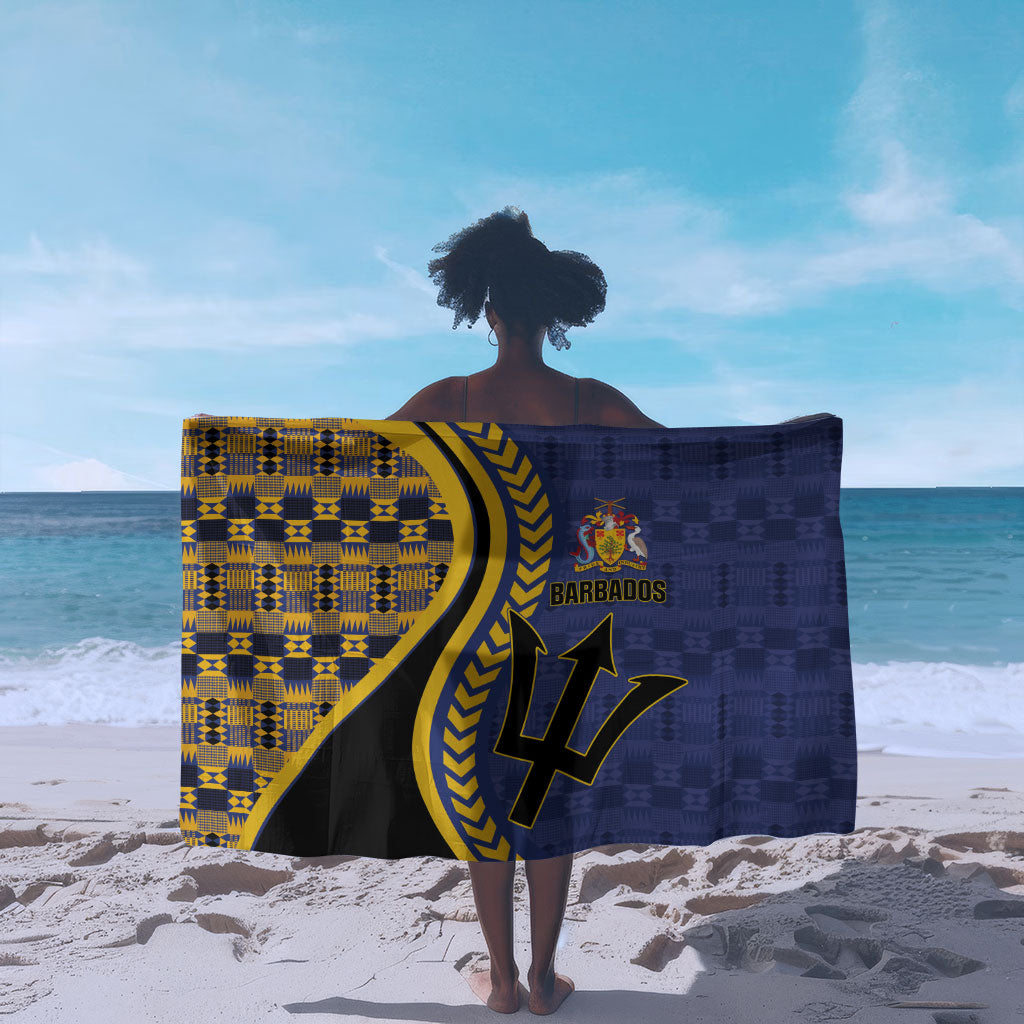 Barbados Trident Sarong Afro-Barbadians Kente Pattern