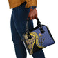 Barbados Trident Shoulder Handbag Afro-Barbadians Kente Pattern
