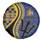 Barbados Trident Spare Tire Cover Afro-Barbadians Kente Pattern
