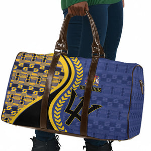 Barbados Trident Travel Bag Afro-Barbadians Kente Pattern