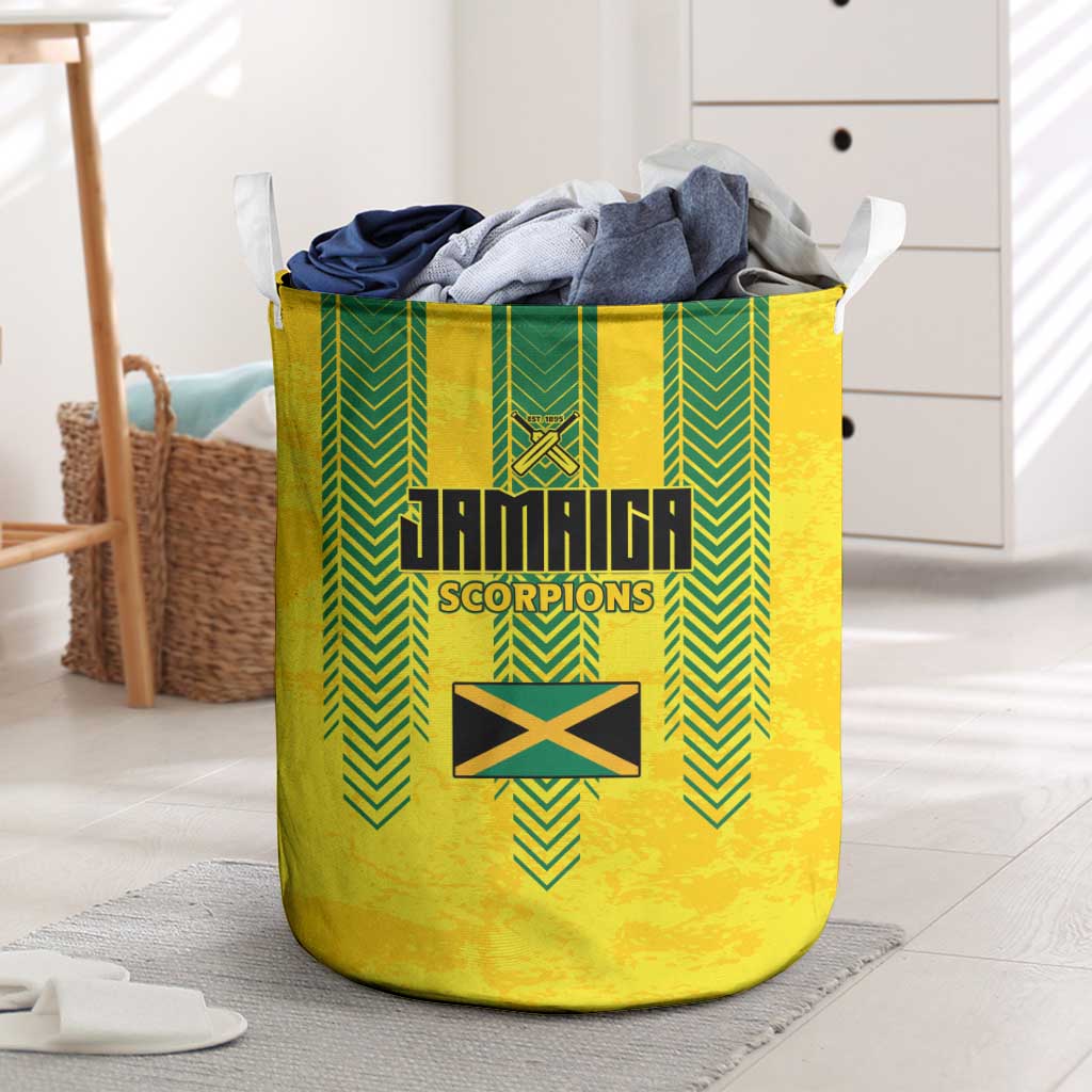 Jamaica Cricket Scorpions Laundry Basket Go Champions