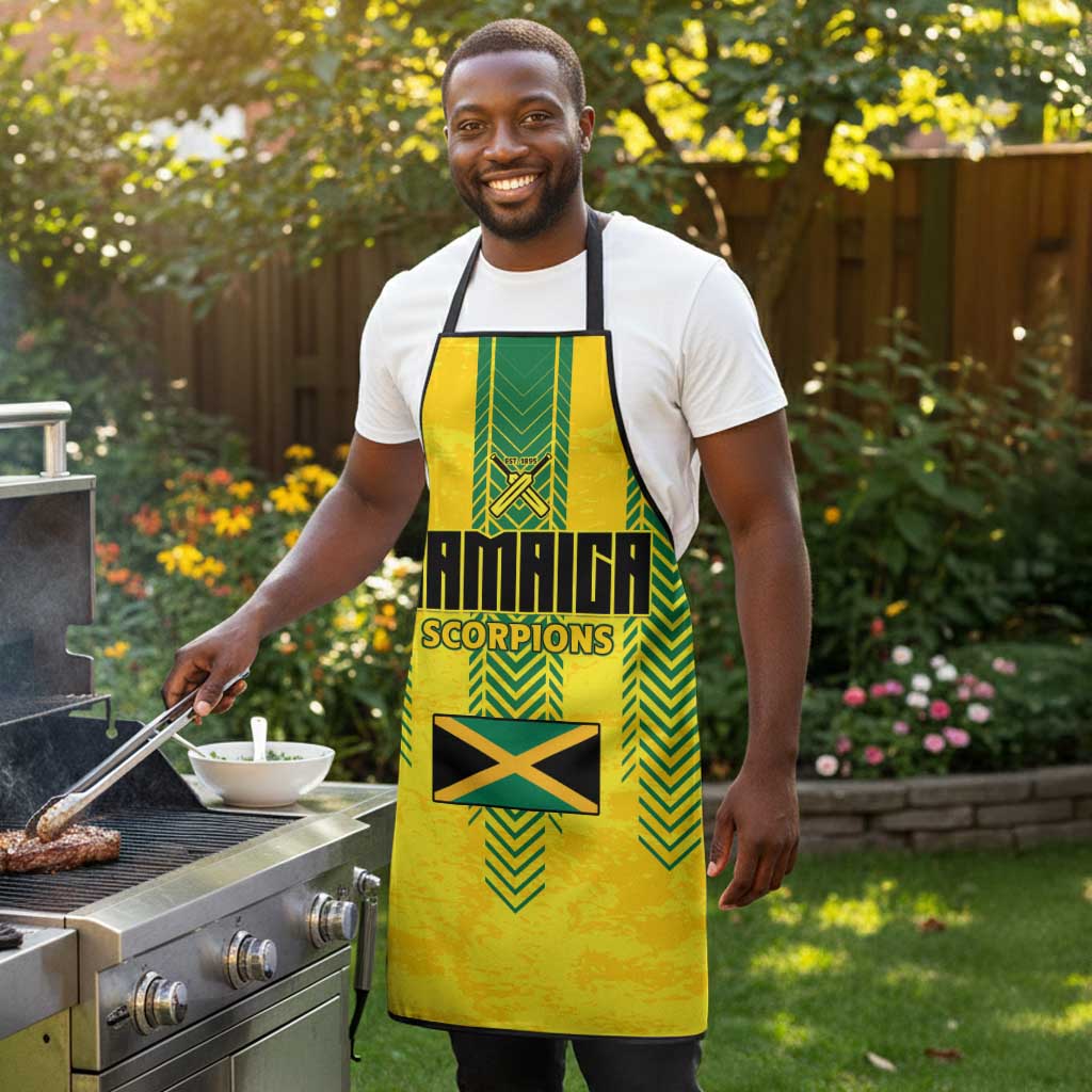 Jamaica Cricket Scorpions Apron Go Champions