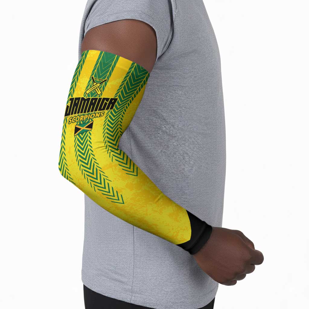 Custom Jamaica Cricket Scorpions Arm Sleeves Go Champions