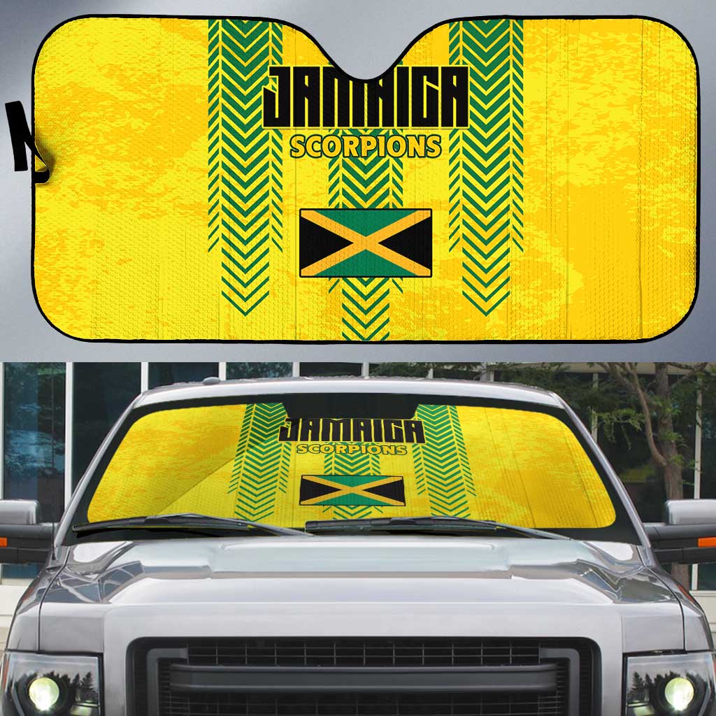 Jamaica Cricket Scorpions Auto Sun Shade Go Champions