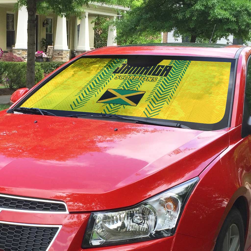 Jamaica Cricket Scorpions Auto Sun Shade Go Champions