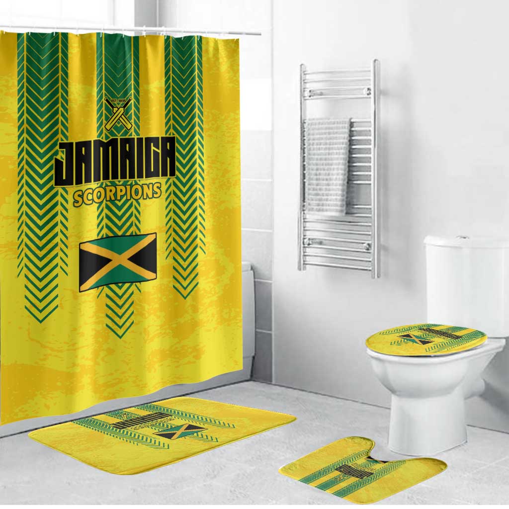 Jamaica Cricket Scorpions Bathroom Set Go Champions