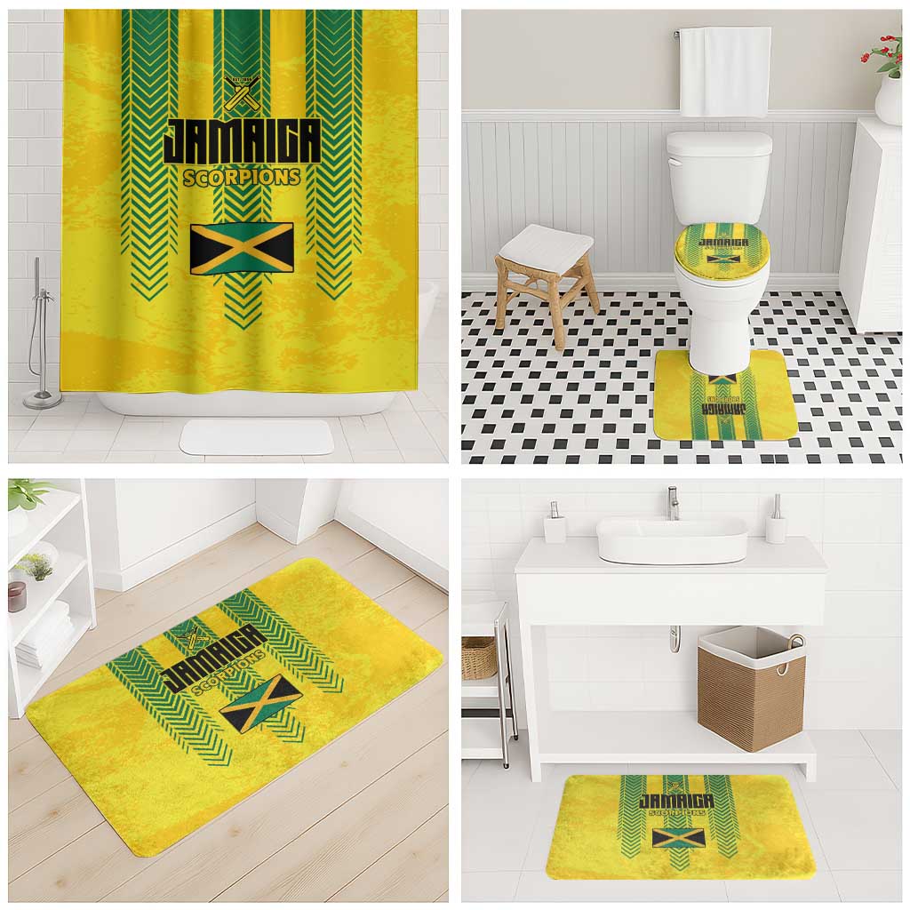 Jamaica Cricket Scorpions Bathroom Set Go Champions