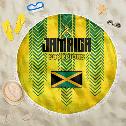 Jamaica Cricket Scorpions Beach Blanket Go Champions