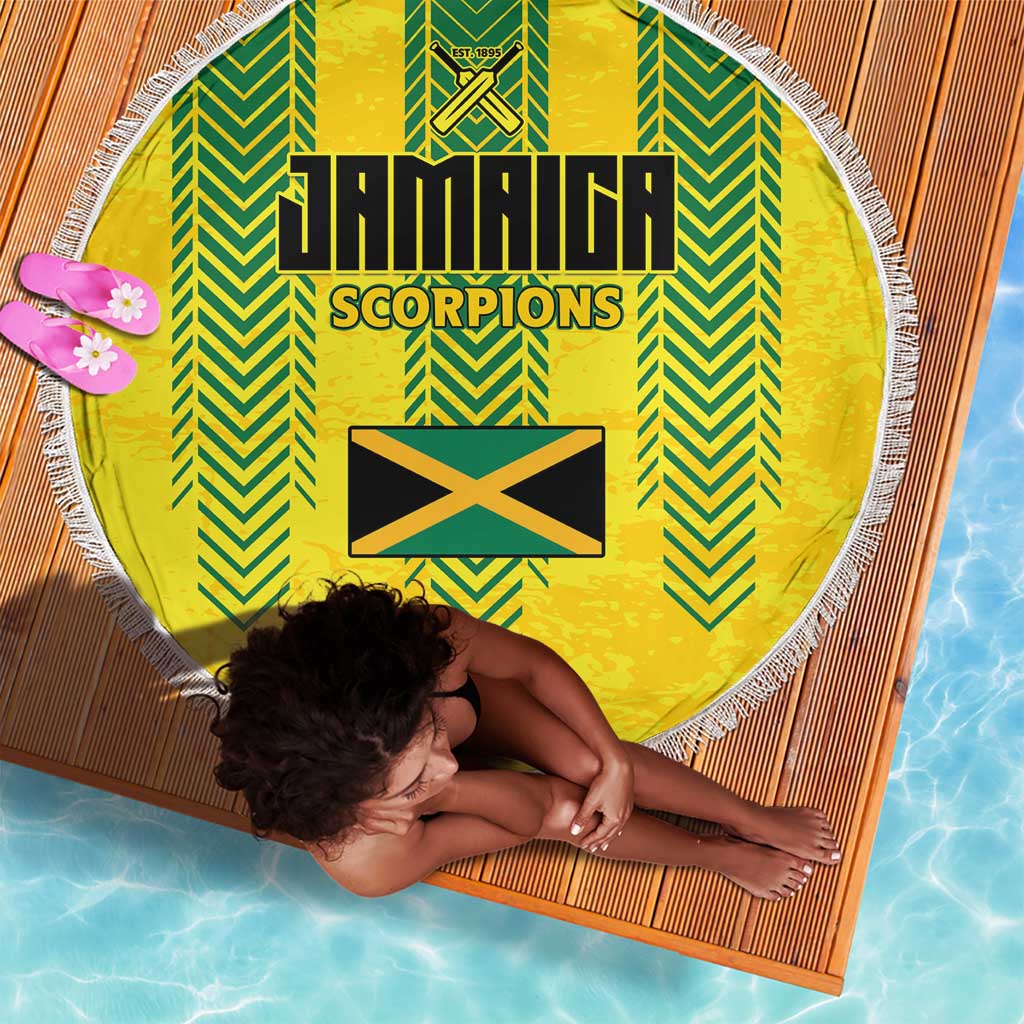 Jamaica Cricket Scorpions Beach Blanket Go Champions