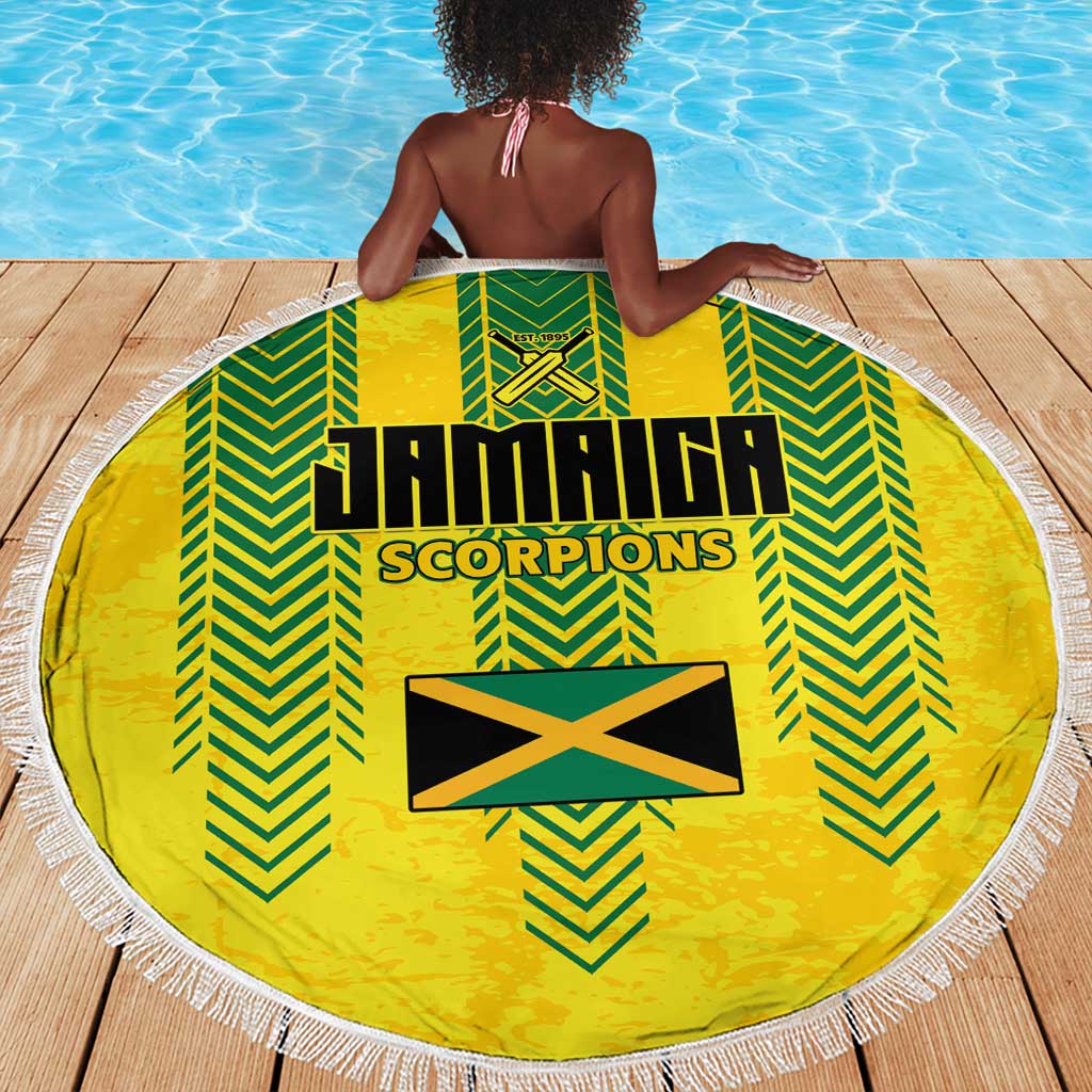 Jamaica Cricket Scorpions Beach Blanket Go Champions