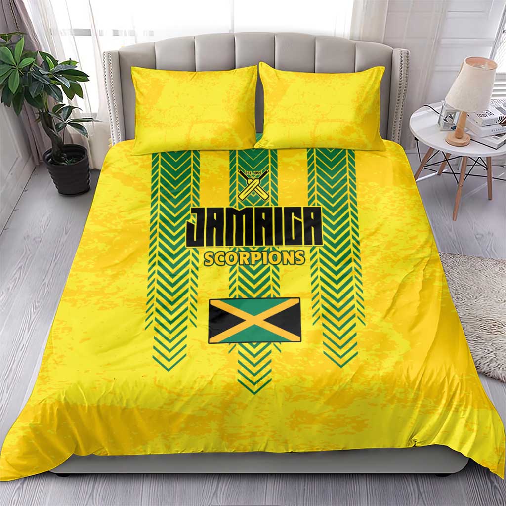 Jamaica Cricket Scorpions Bedding Set Go Champions