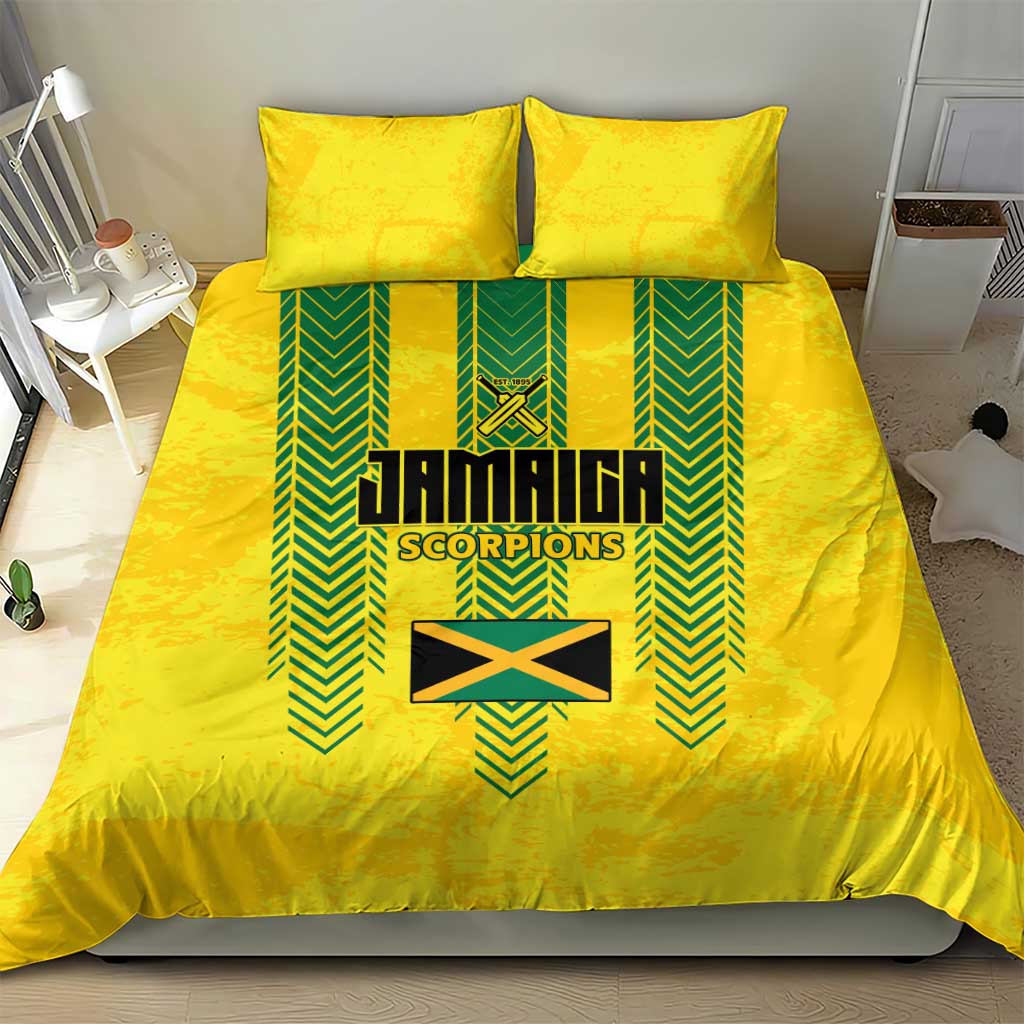 Jamaica Cricket Scorpions Bedding Set Go Champions
