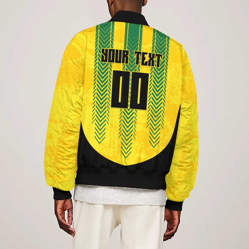 Custom Jamaica Cricket Scorpions Bomber Jacket Go Champions