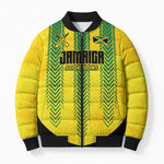 Custom Jamaica Cricket Scorpions Bomber Puffer Jacket Go Champions