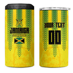 Custom Jamaica Cricket Scorpions 4 in 1 Can Cooler Tumbler Go Champions
