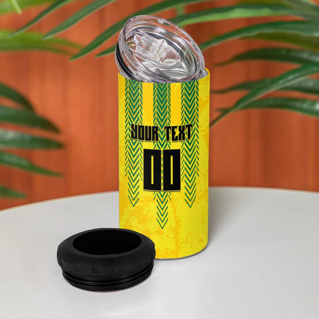 Custom Jamaica Cricket Scorpions 4 in 1 Can Cooler Tumbler Go Champions
