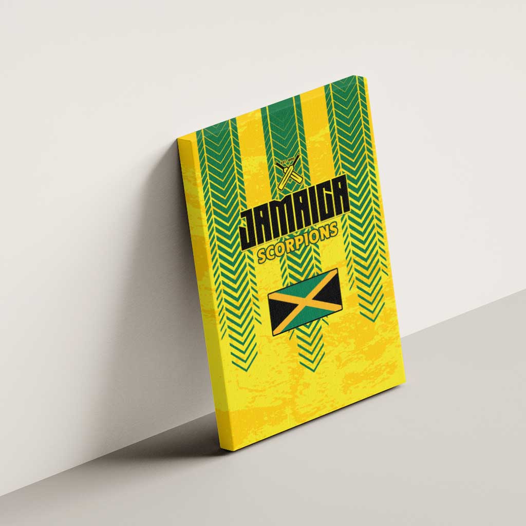 Jamaica Cricket Scorpions Canvas Wall Art Go Champions