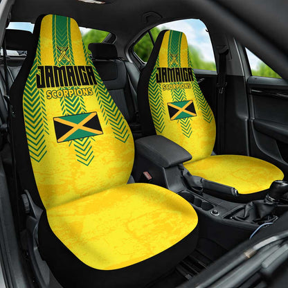 Jamaica Cricket Scorpions Car Seat Cover Go Champions