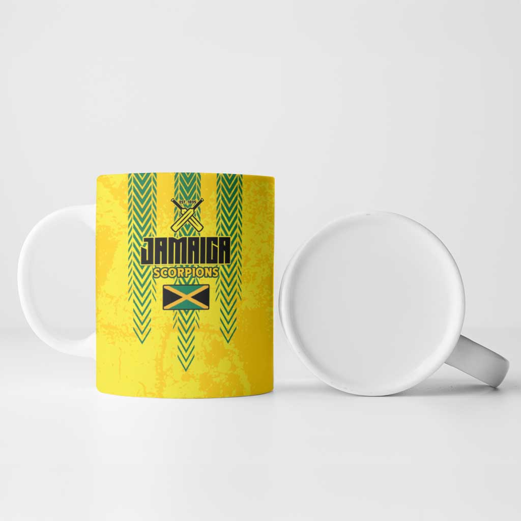 Custom Jamaica Cricket Scorpions Ceramic Mug Go Champions
